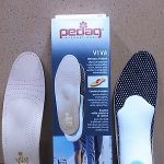 Soletta anatomica in pelle di vitello Pedag Viva
